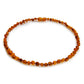 Amber Teething Necklace, Cognac, Unpolished (Raw)