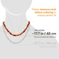 Amber Necklace for Adults, Cognac, Polished