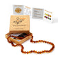 Amber Necklace for Adults, Cognac, Polished
