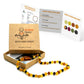 Amber Teething Necklace, Multi, Unpolished (Raw)