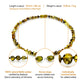 Amber Teething Necklace, Green, Polished