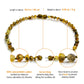 Infographic Showing Features of Amber Guru Green Baltic Amber Teething Necklaces with Raw/Unpolished Beads